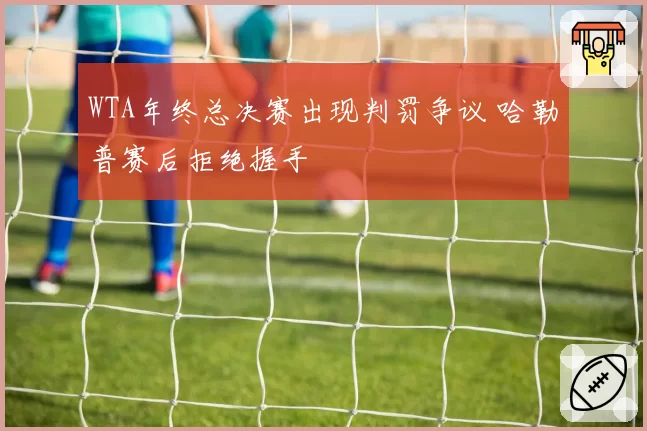 WTA年终总决赛出现判罚争议 哈勒普赛后拒绝握手